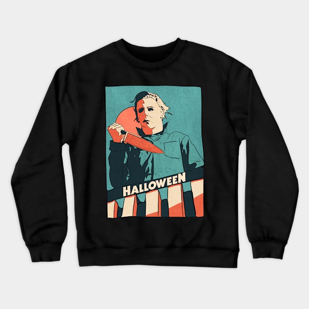 Halloween Crewneck Sweatshirt by Artofokan